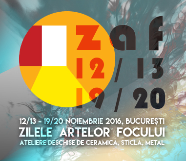 ZILELE ARTELOR FOCULUI. ATELIERE DESCHISE DE CERAMICA. STICLA. METAL